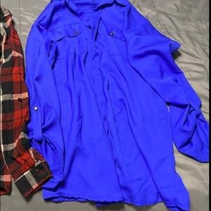 Royal Blue dress shirt